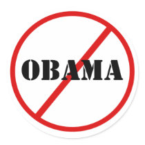 No Obama - Stickers