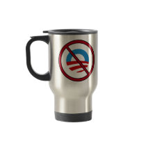 No Obama Travel Mug