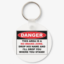 No Obama Zone keychains