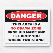 No Obama Zone mousepads