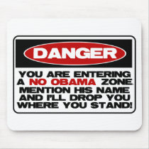No Obama Zone mousepads