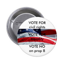 No on Prop 8 button