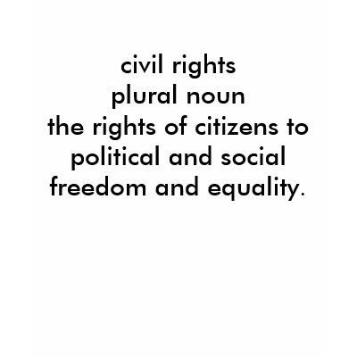 No on Prop 8 Civil Rights T-shirt (women's white) by animaducta
