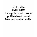 No on Prop 8 Civil Rights T-shirt (women's white)