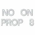 NO ON PROP 8 embroidered shirts by equinoxo NO ON PROP 8 embroidered shirts