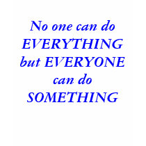 No one can do EVERYTHING but EVERYONE  can do S... t-shirts