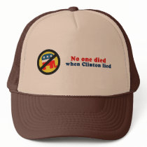 No one died when Clinton lied Mesh Hats