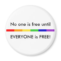 No one is FREE Magnet