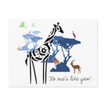 No one is like you! postcards