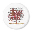 No Other gods Button Fridge Magnet