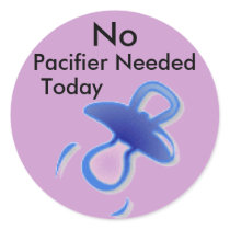 No pacifier needed today - Hoy no hemos usado el chupete