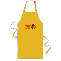 NO PALIN WORSE THAN BUSH aprons by AntiPalin NO PALIN WORSE THAN BUSH aprons
