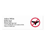 No panties business card templates