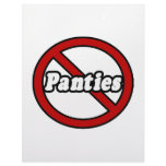 No Panties Customized Letterhead