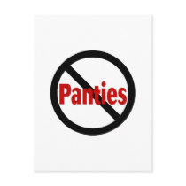 No Panties Post Cards