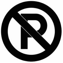 No Parking Symbol Photo Cut Outs