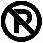 No Parking Symbol Photo Cut Outs