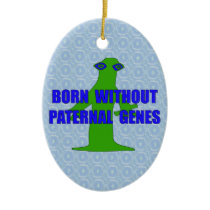 No Paternal Genes Christmas Ornaments