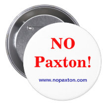 No Paxton Pinback Buttons