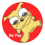 No Pee Sticker