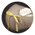 "No Peeking" Belly Sticker