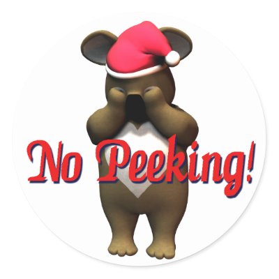 No Peeking Sign