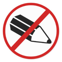 no-pencil stickers by humorous no-pencil stickers