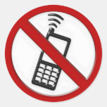 NO PHONE ZONE Sign - sticker stickers