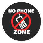 No Phone Zone stickers