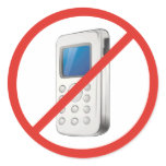 No Phone Zone stickers