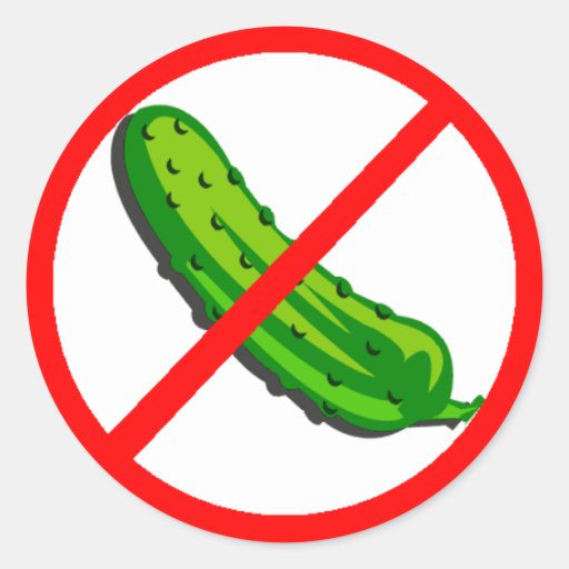 No Pickle Stickers