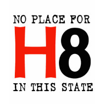No place for H8 t-shirts