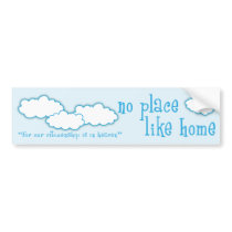 No Place Like Home Christian bumper sticker bumper stickers