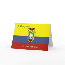 No place like home-Ecuador cards