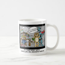 No Place Like Homeopathy Funny Cartoon Gifts & Tee Mug