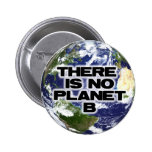 No Planet B Pinback Buttons