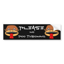 NO POO! bumper stickers