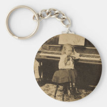 No practicaré otro vintage minucioso Stereoview Llaveros Personalizados