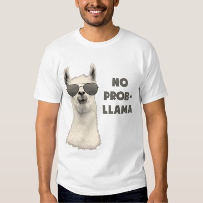 No Problem Llama T-shirt