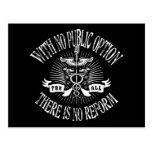 No Public, No Reform Postcards