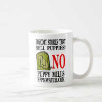 No Puppy Mills Coffee or Pencil Cup mugs by NPPMWATCH No Puppy Mills Coffee or Pencil Cup mugs