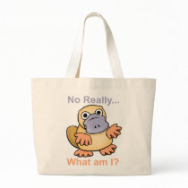 No Really... What am I? Platypus Canvas Bags