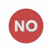 NO RED POLO-SHIRT embroidered shirts
