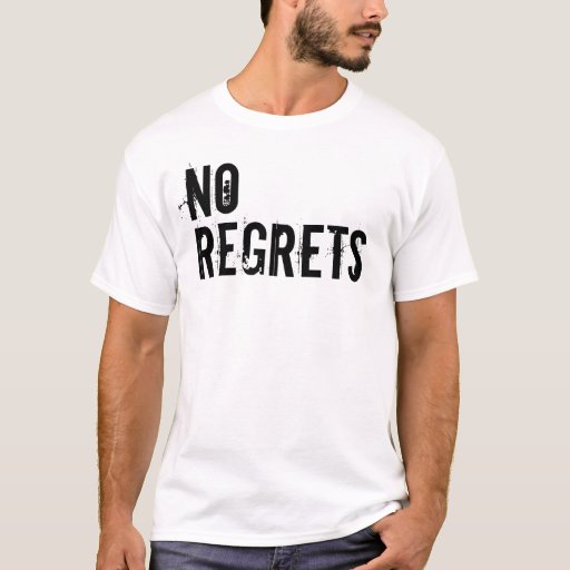 no regerts t shirt