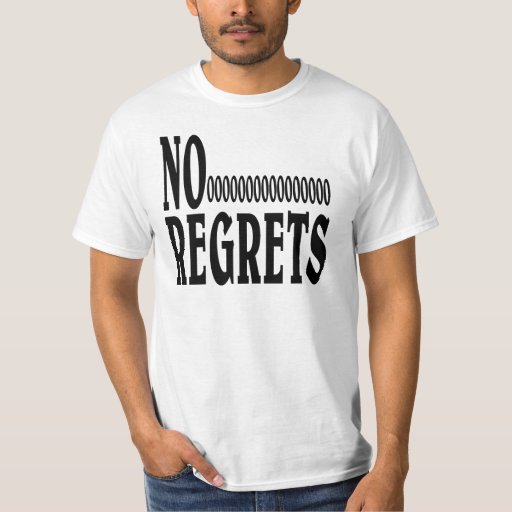 no regerts t shirt