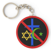 No Religion Key Chain