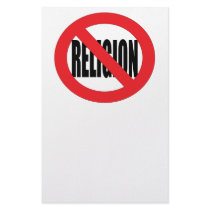 No Religion Stationery