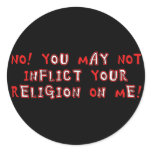 No Religion Stickers