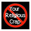 Keine religiöse Crap poster