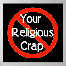 No Religious Crap Poster